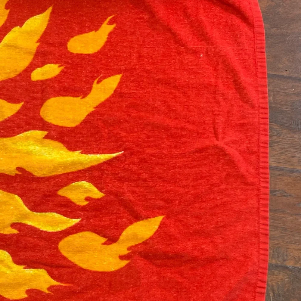 Vintage Copa Sun Moon Celestial Face Cotton Towel Beach Y2K 2000 Psychedelic A15